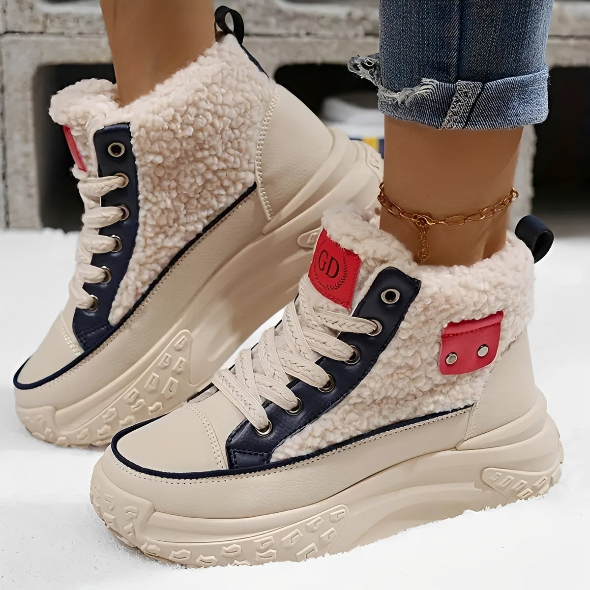 Irene - Bottes d'Hiver Confortables et Doublées