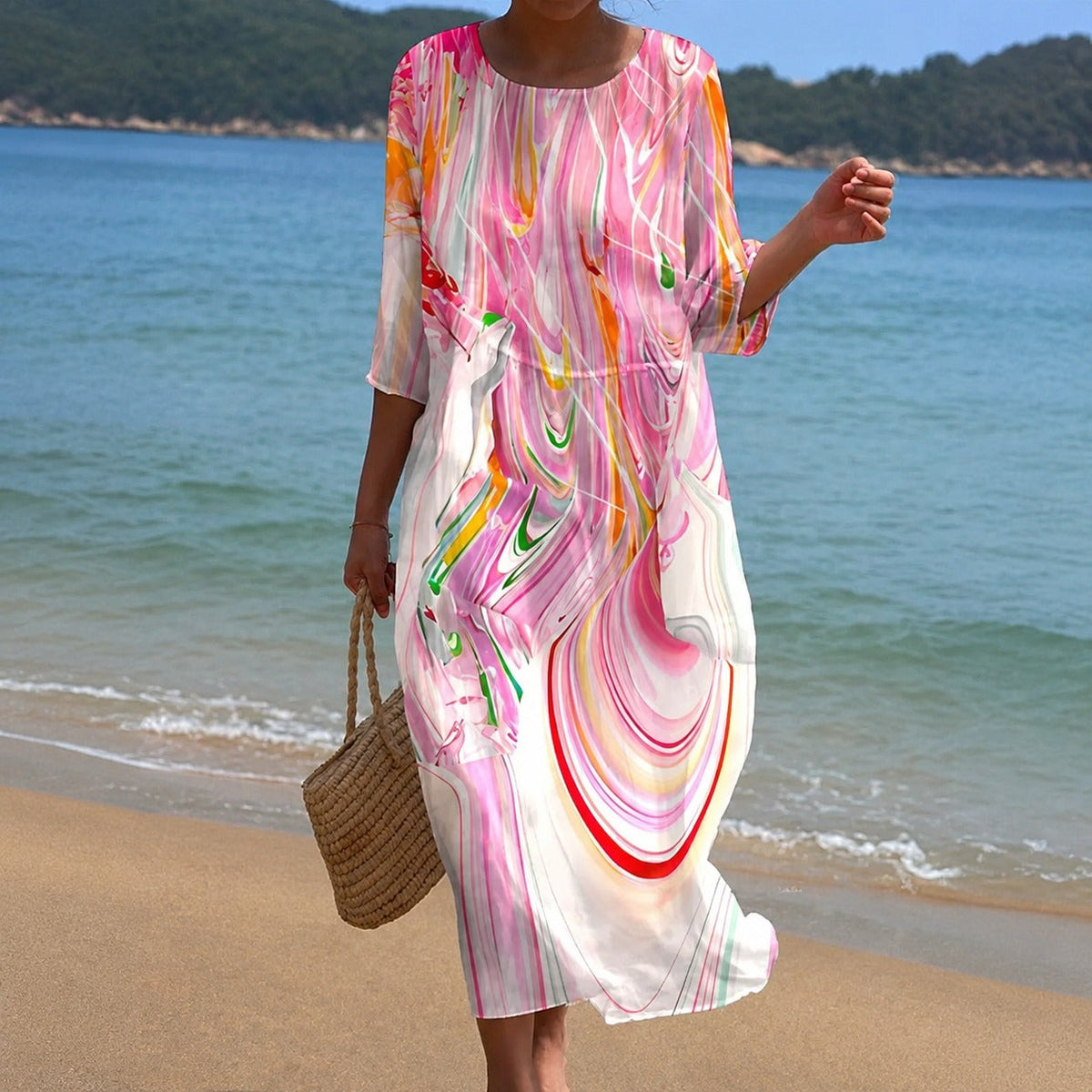 Alina - Robe midi fluide