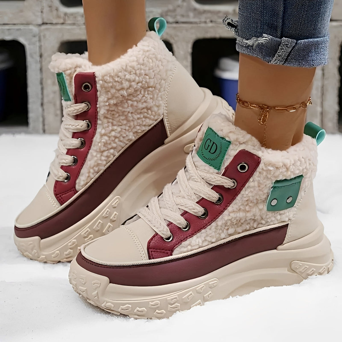Irene - Bottes d'Hiver Confortables et Doublées