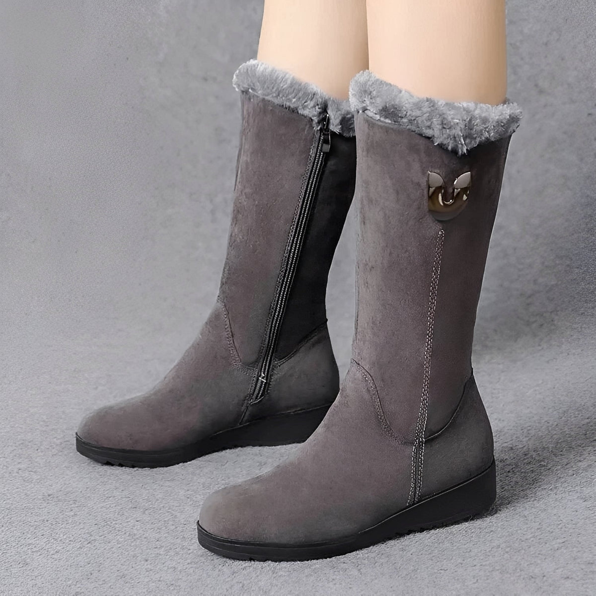 Carla - Bottes d'hiver confortables et chaudes