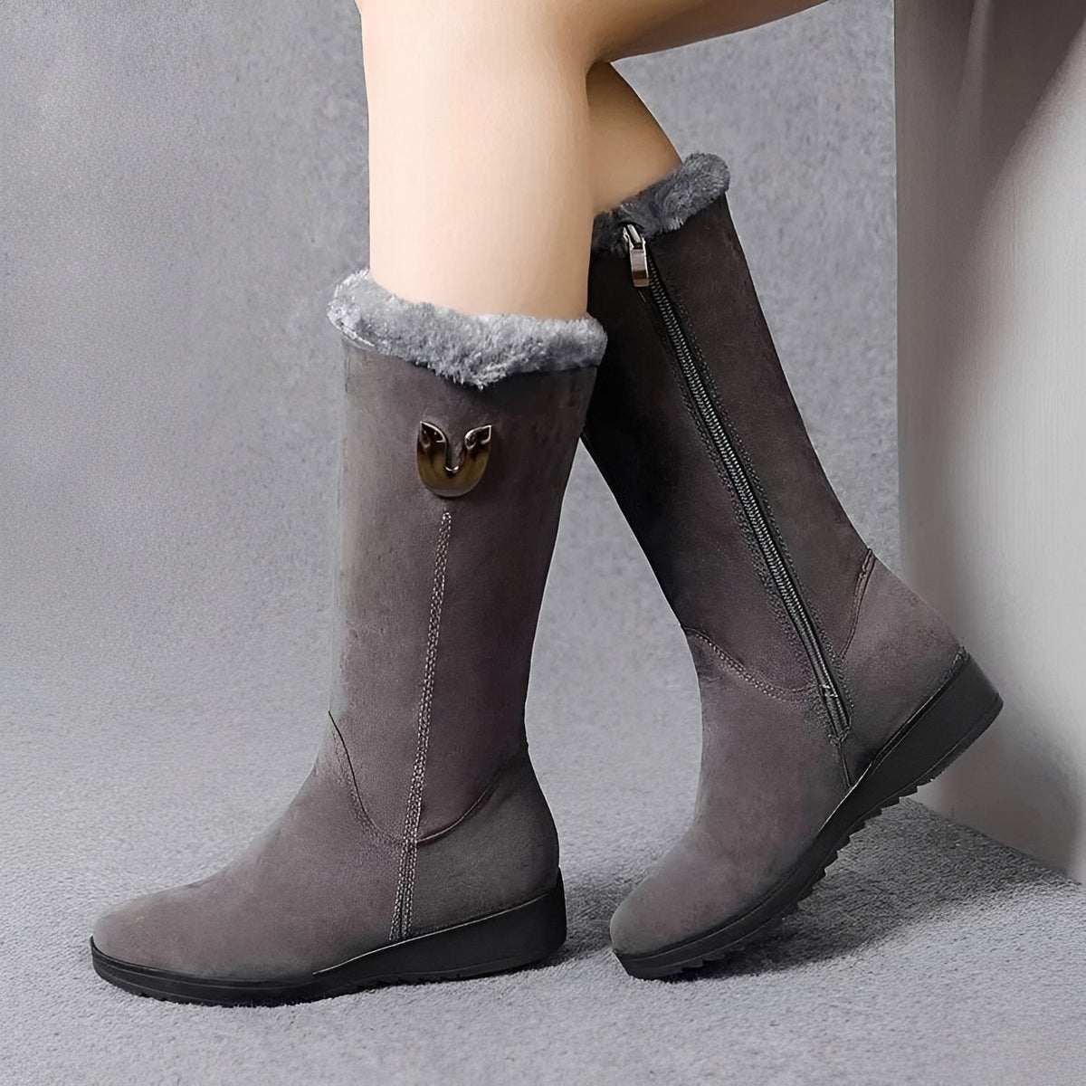 Carla - Bottes d'hiver confortables et chaudes