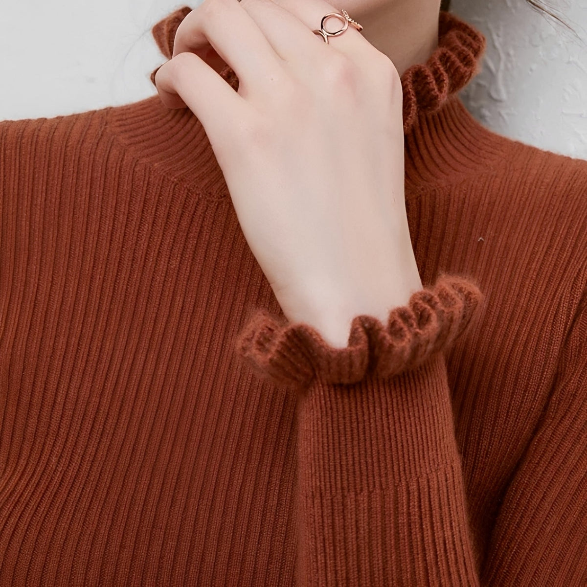 Alva - Pull Élégant à Col Roulé pour Femmes