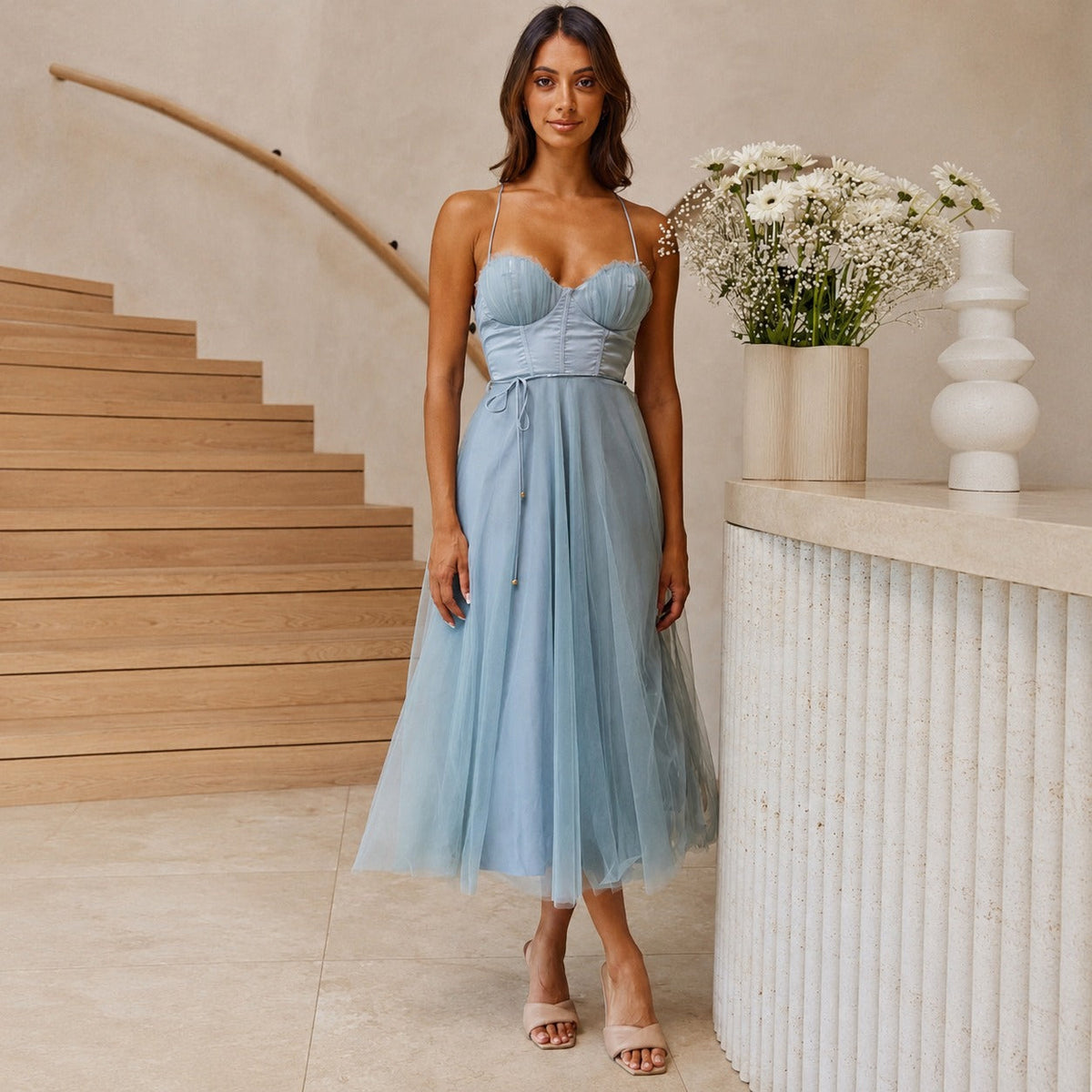 Jana - Robe midi pour les jours chauds