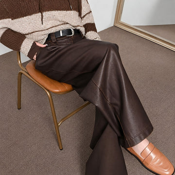 Lora - Pantalon classique taille haute pour femmes