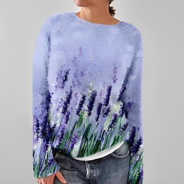 Liliane - Pull chic avec col rond