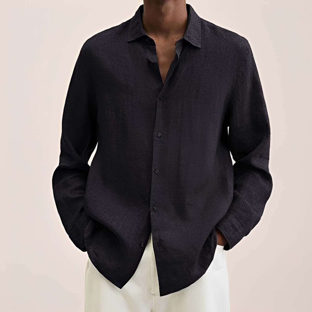 Klent - Chemise classique à manches longues