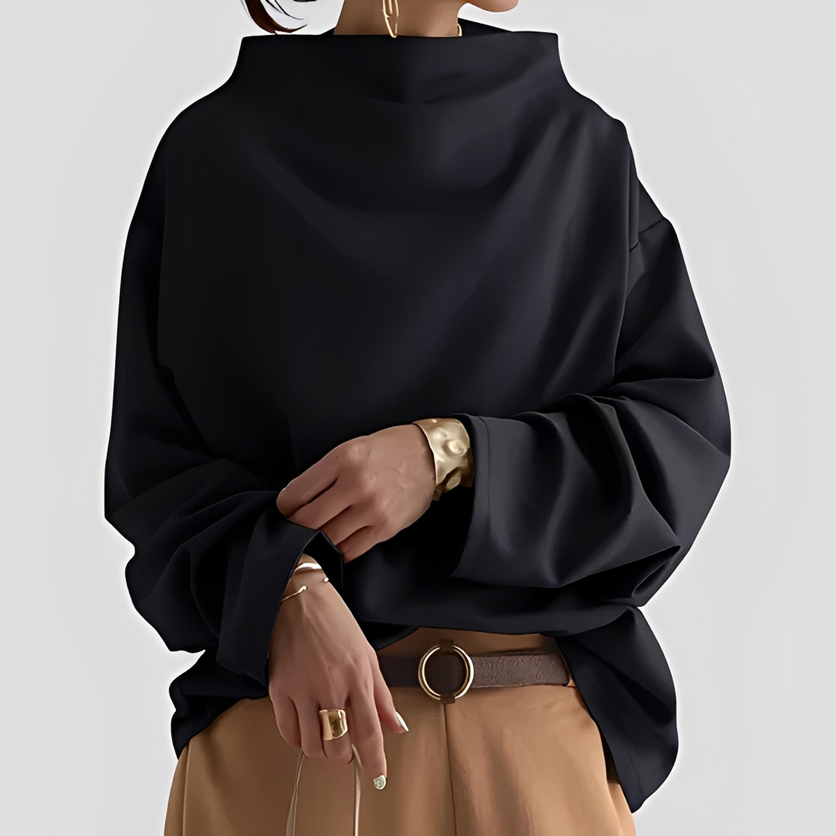 Romayne - Pull à col roulé chic et élégant
