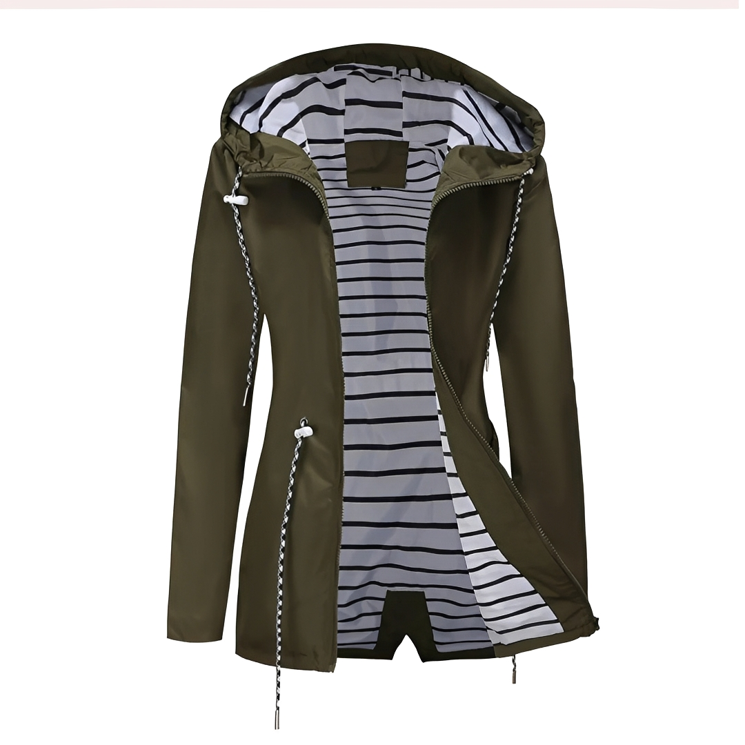Nathalie - Manteau élégant avec capuche