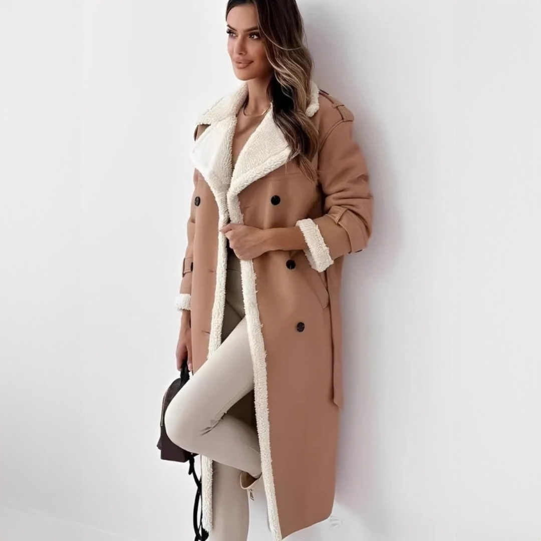 Sally - Manteau long distingué et douillet