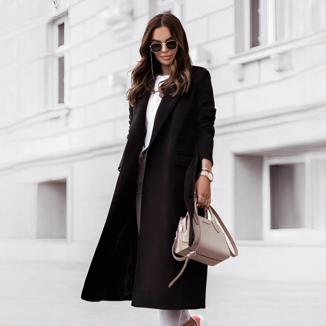 Haylie - Manteau chic avec ceinture