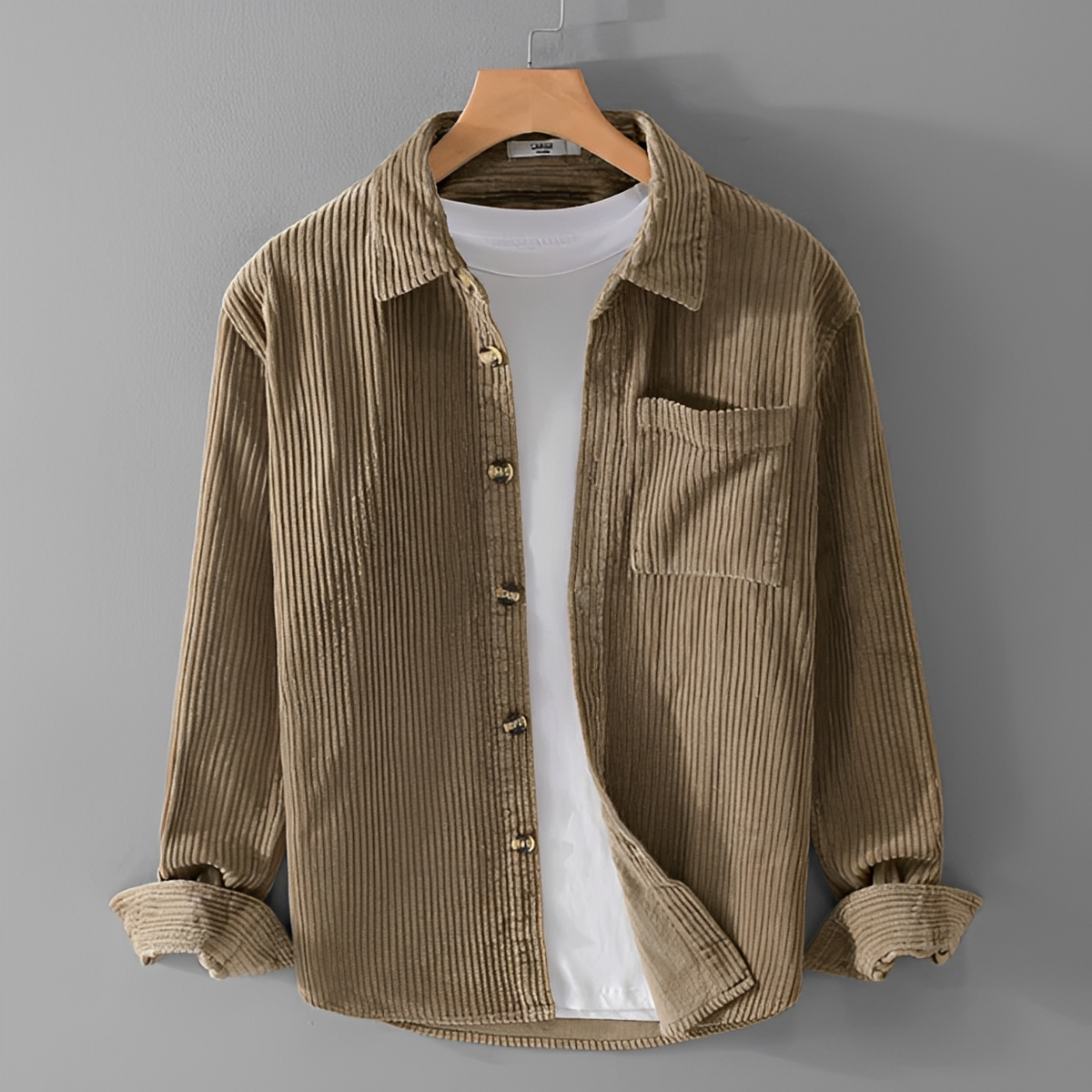 Ronald - Chemise solide et chaude