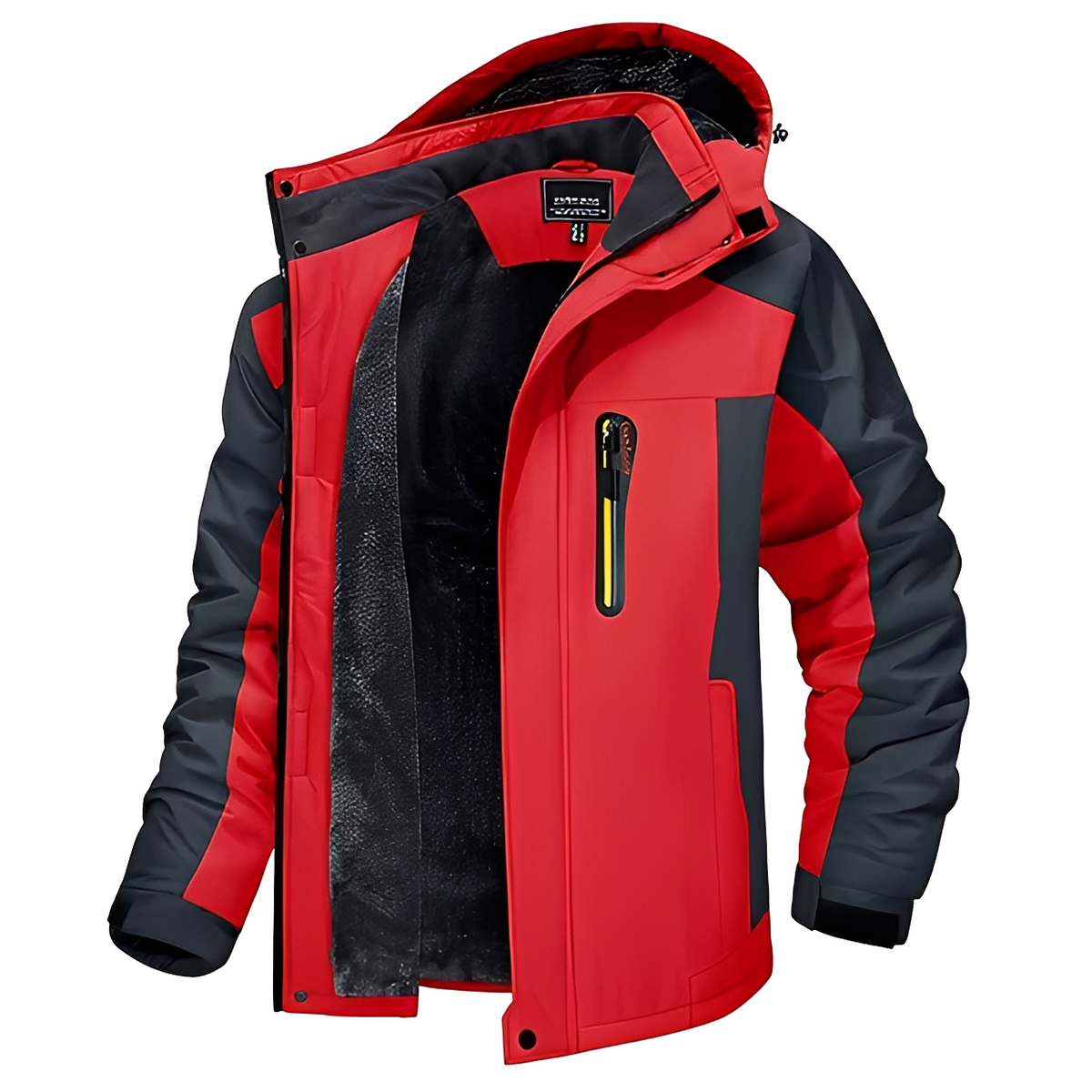 Marlou - Manteau à capuche solide et chaud