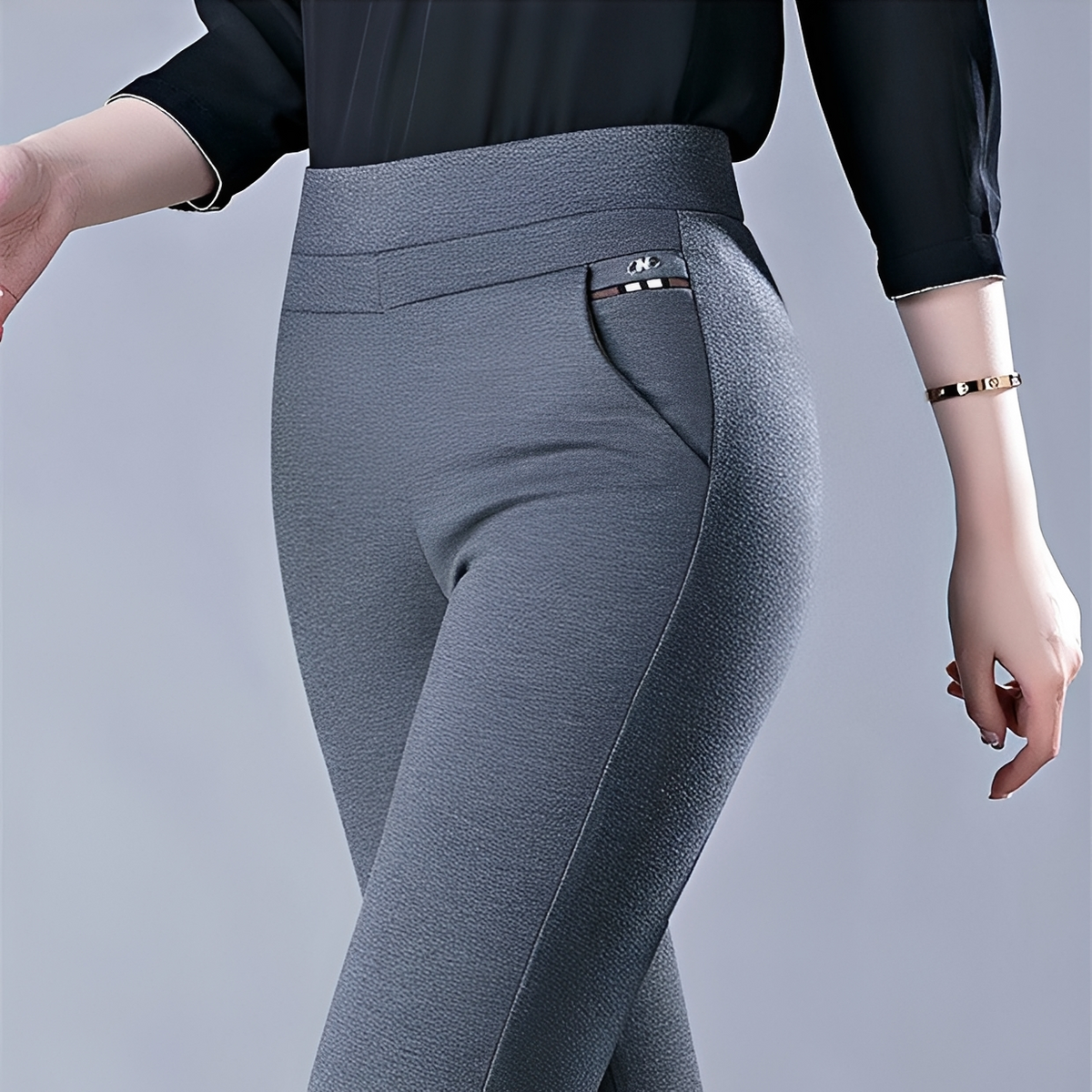 Althea - Pantalon élastique élégant