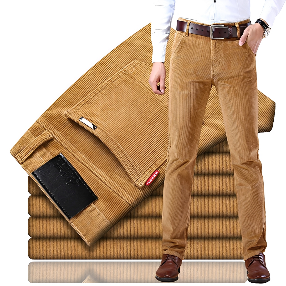 Jallen - Pantalon extensible et élégant