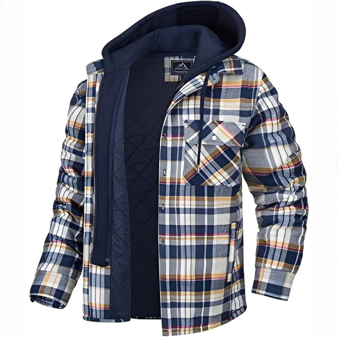 Cole - Veste à carreaux confortable