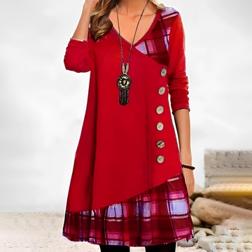 Shawnee - Robe mini à manches longues élégante et chaude