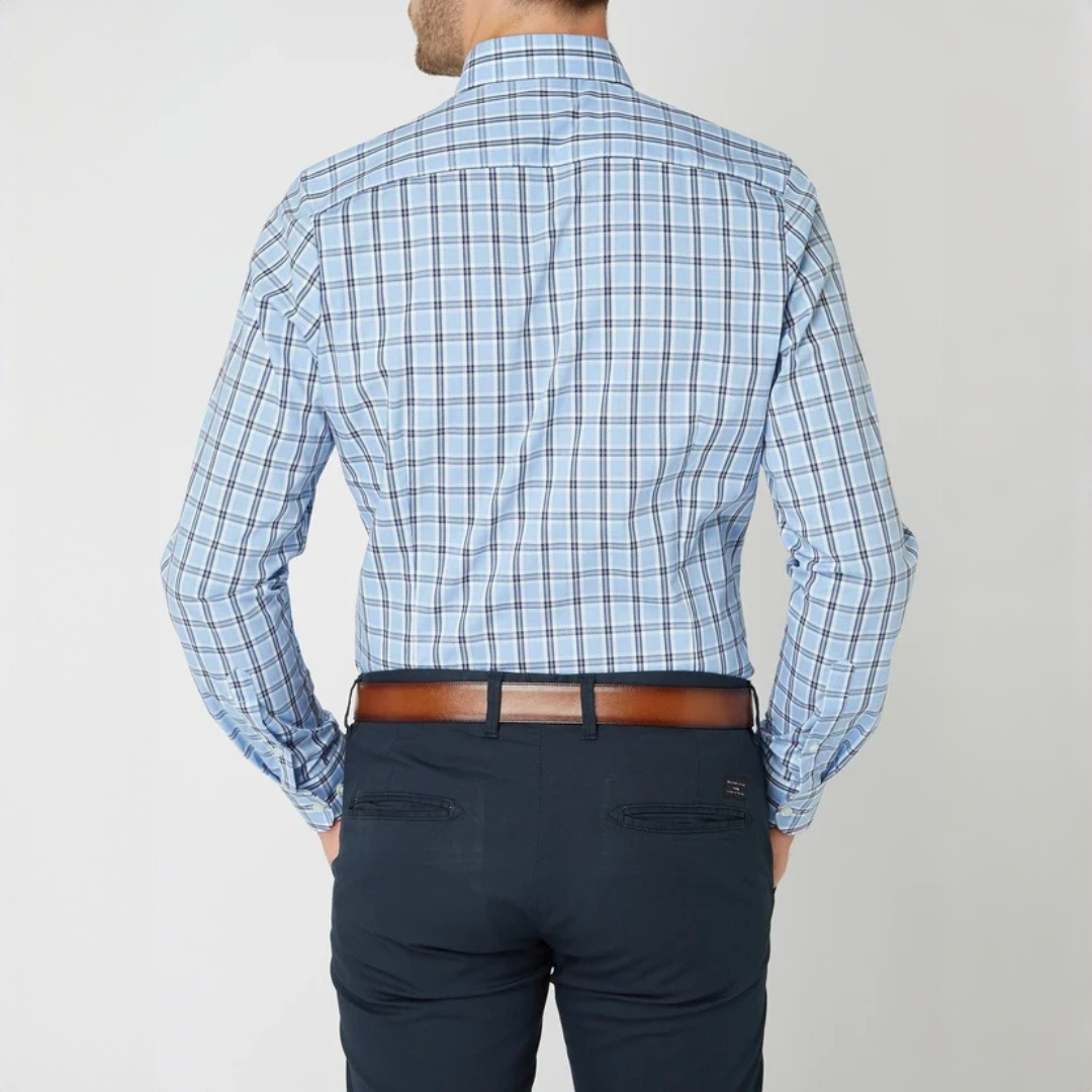 Johan - Chemise à carreaux résistante à manches longues