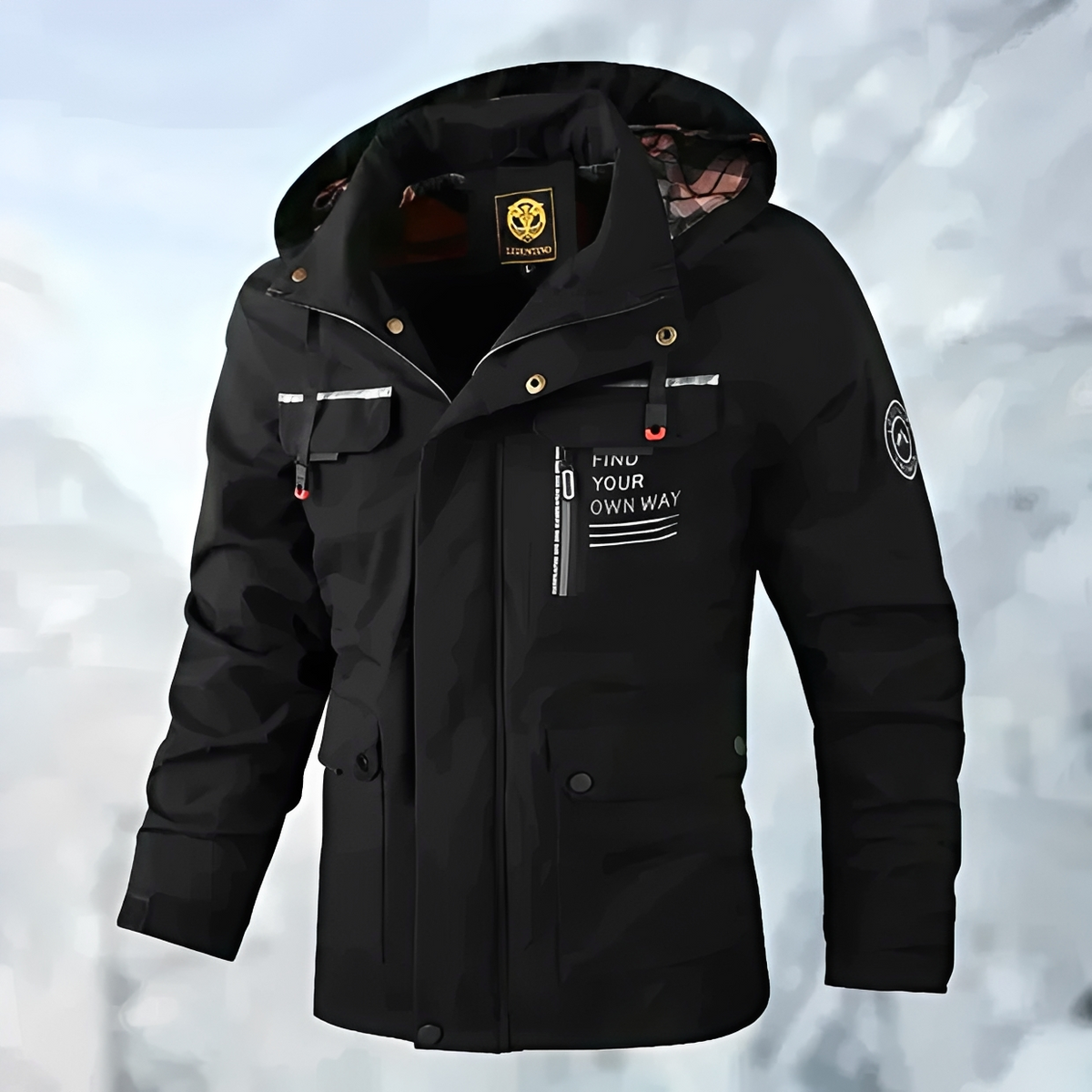 Luke - Veste à capuche chaude et agréable