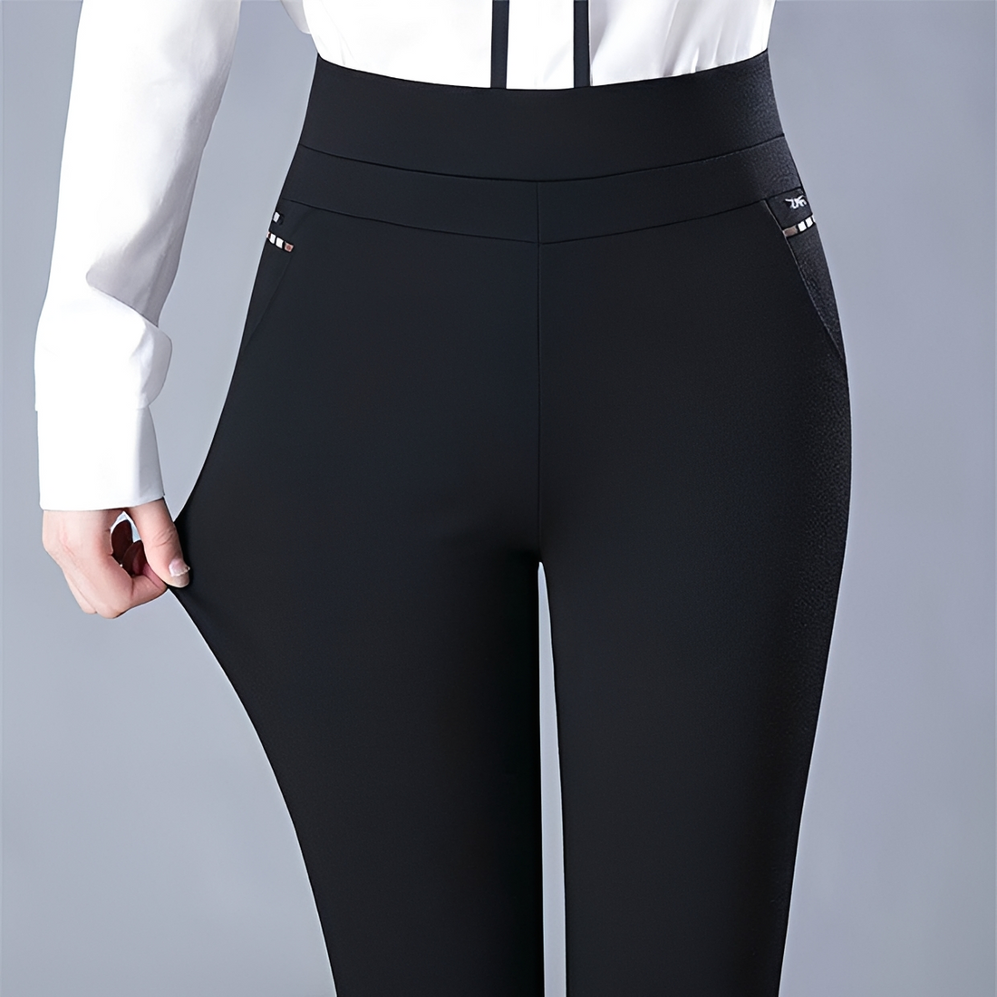 Althea - Pantalon élastique élégant
