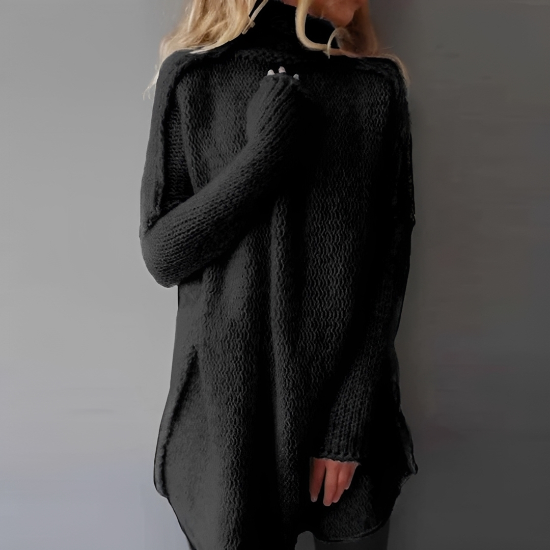 Greta - Pull à col roulé chaud et confortable