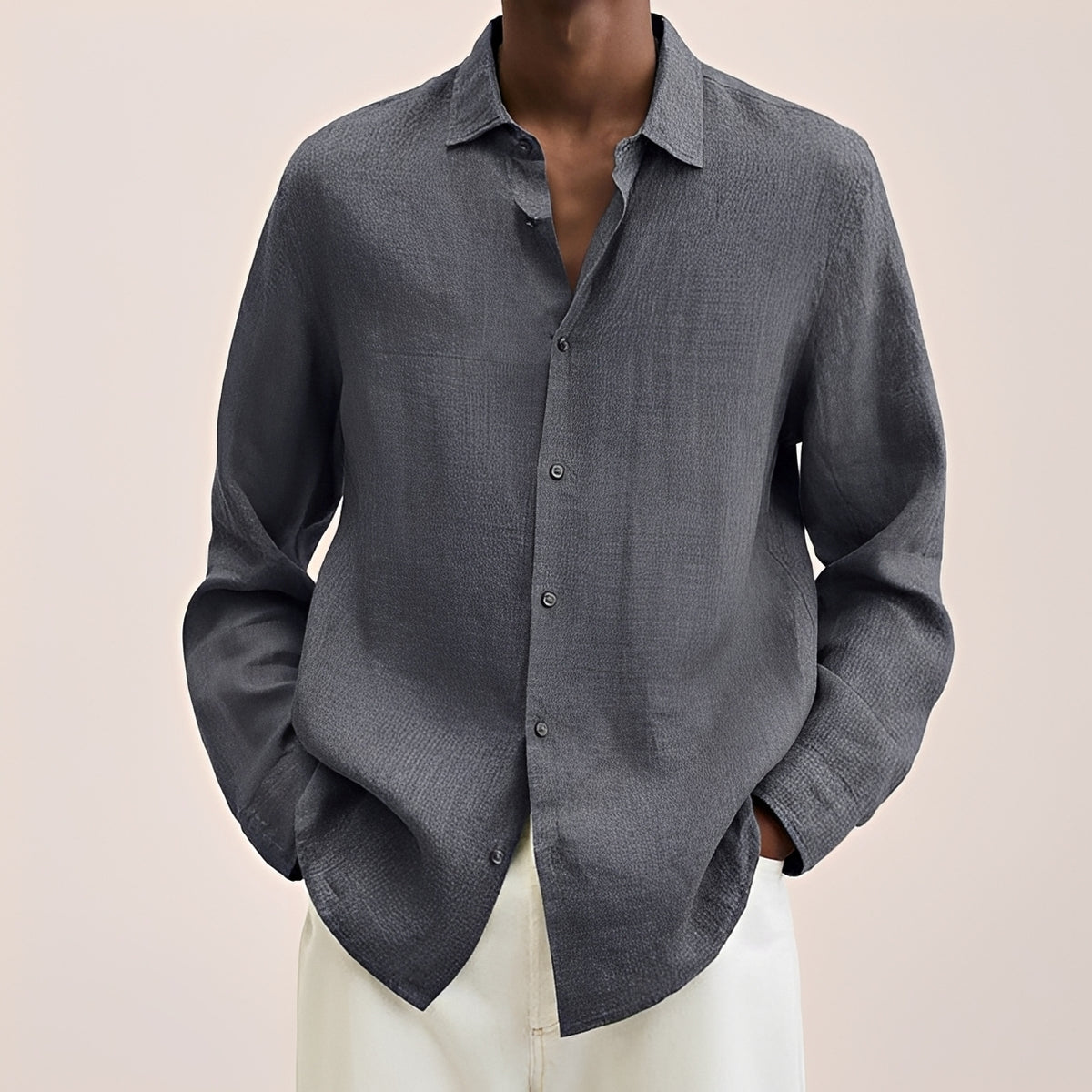 Klent - Chemise classique à manches longues