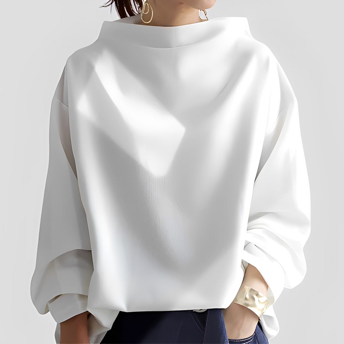 Romayne - Pull à col roulé chic et élégant