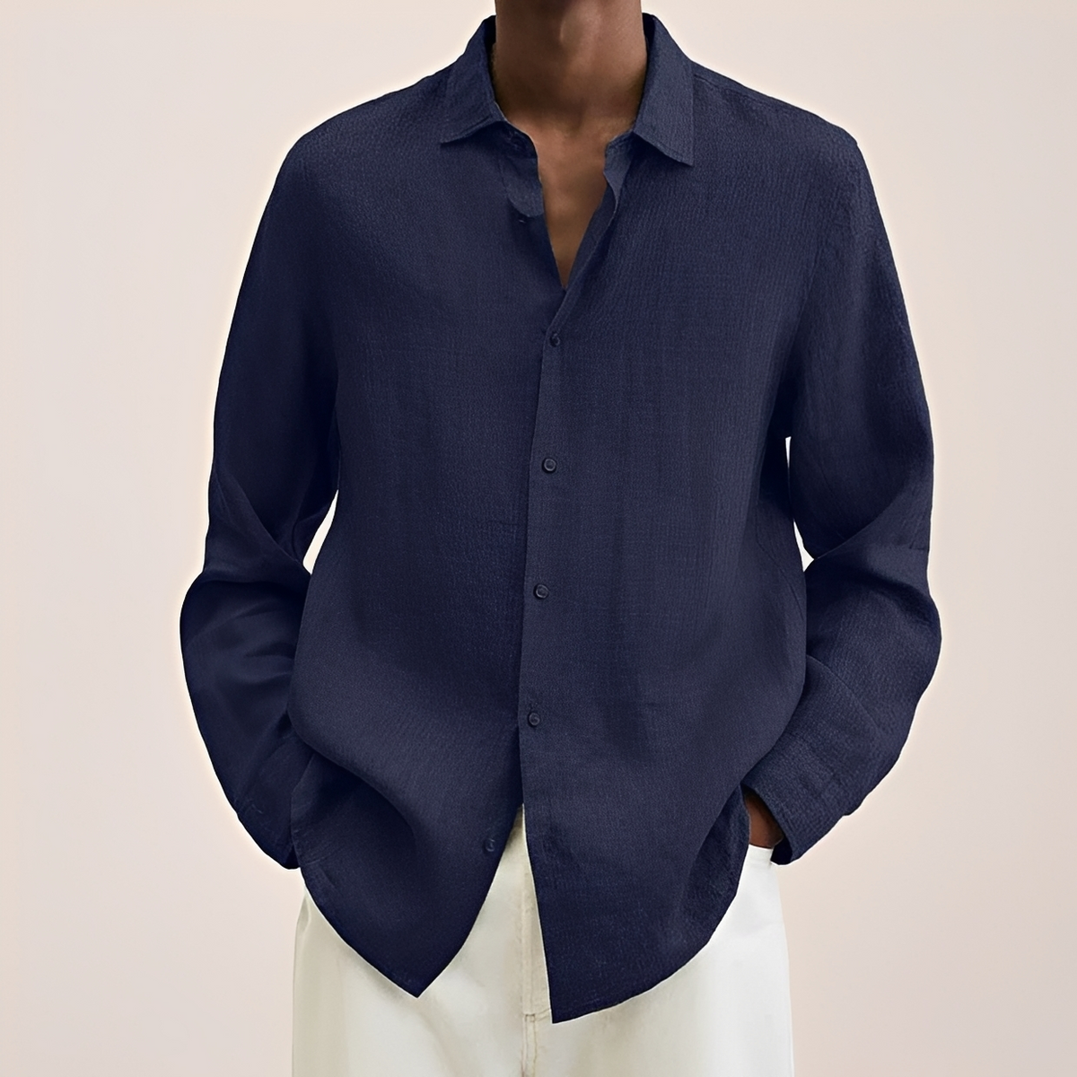 Klent - Chemise classique à manches longues