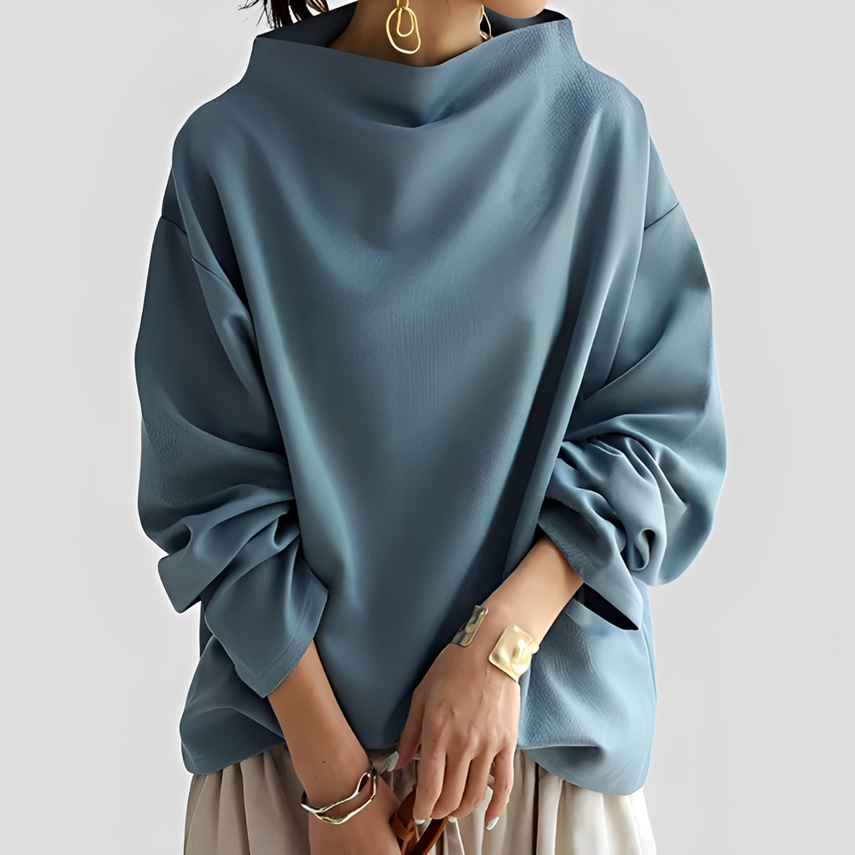 Romayne - Pull à col roulé chic et élégant