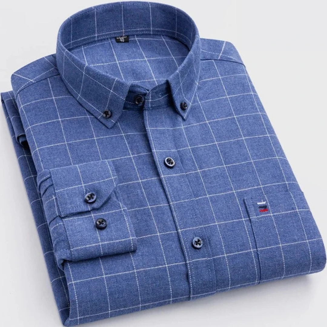 Johan - Chemise à carreaux résistante à manches longues