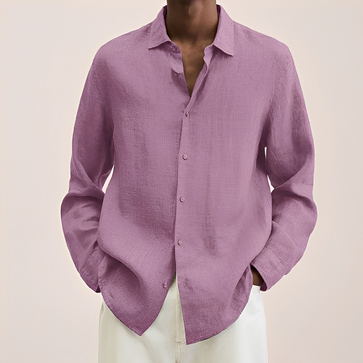 Klent - Chemise classique à manches longues