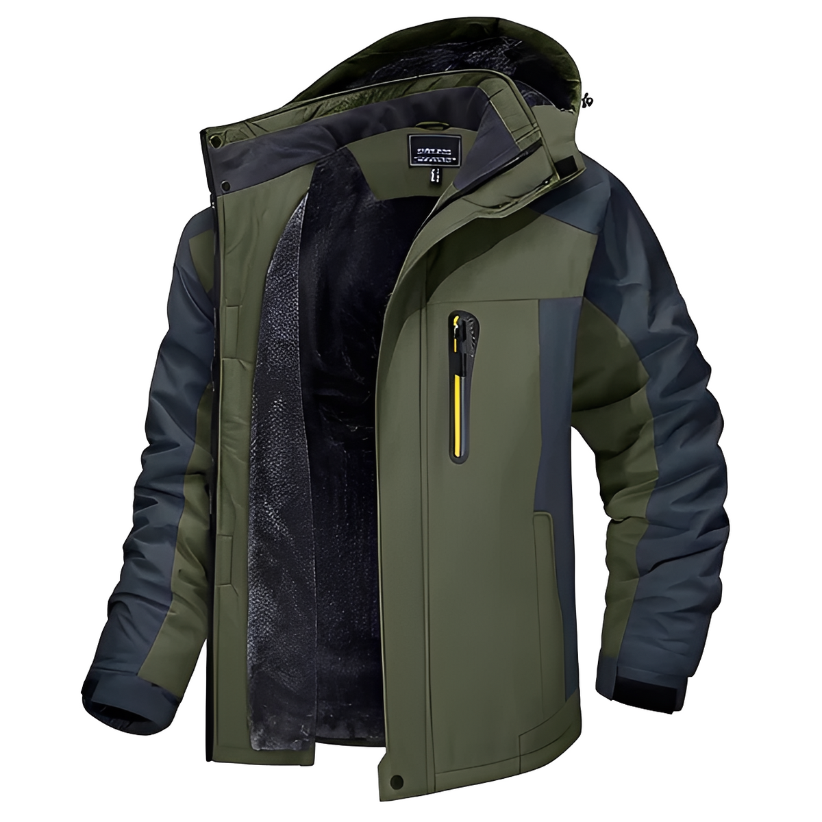 Marlou - Manteau à capuche solide et chaud