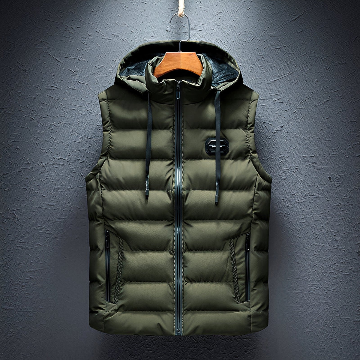 Davin - Gilet robuste et chaud avec capuche