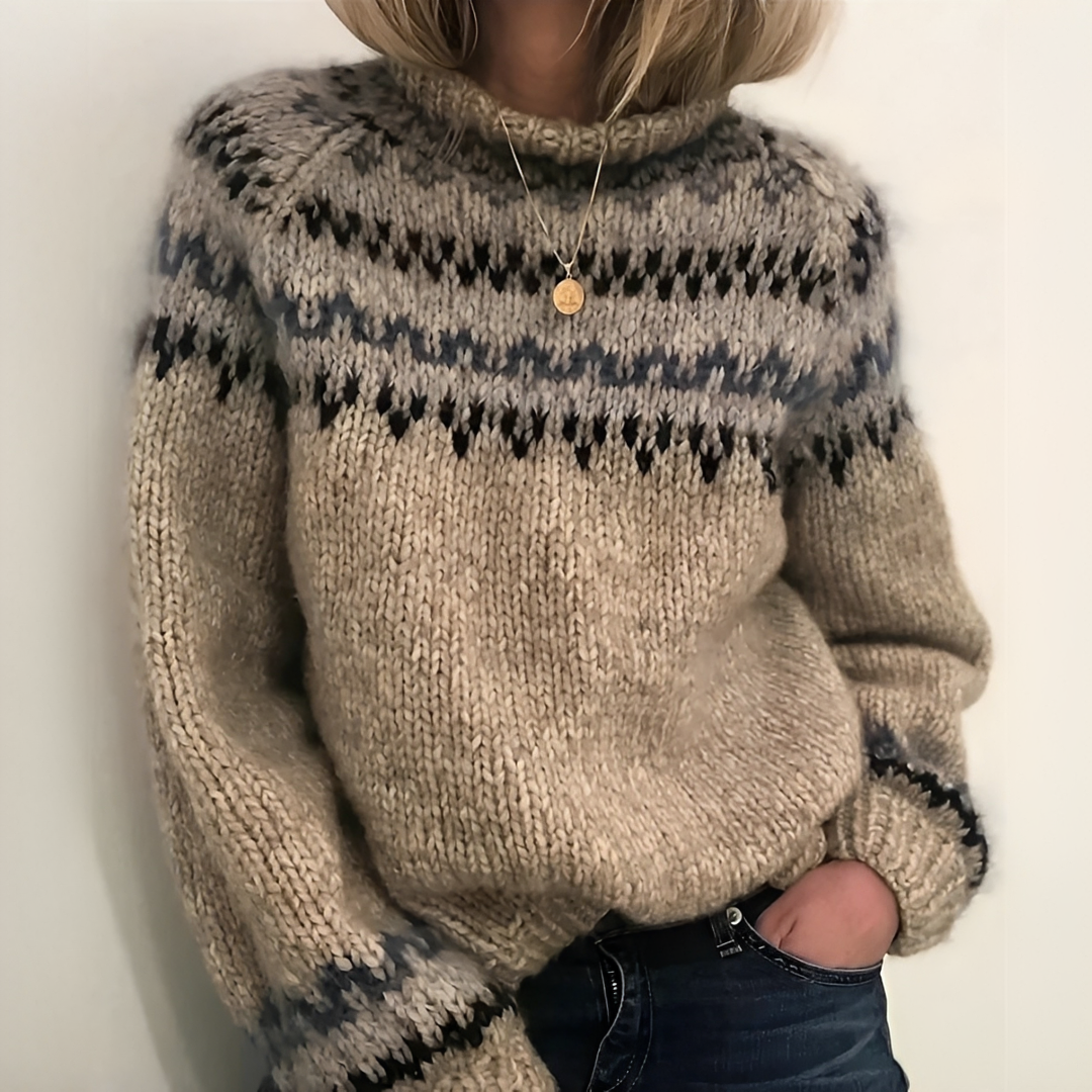 Oona - Pull à col roulé élégant et confortable