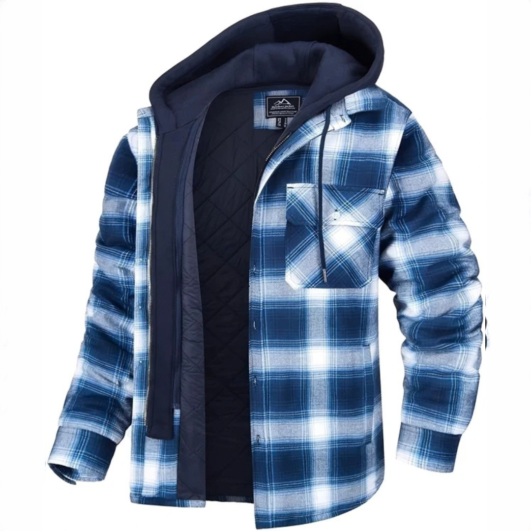 Cole - Veste à carreaux confortable