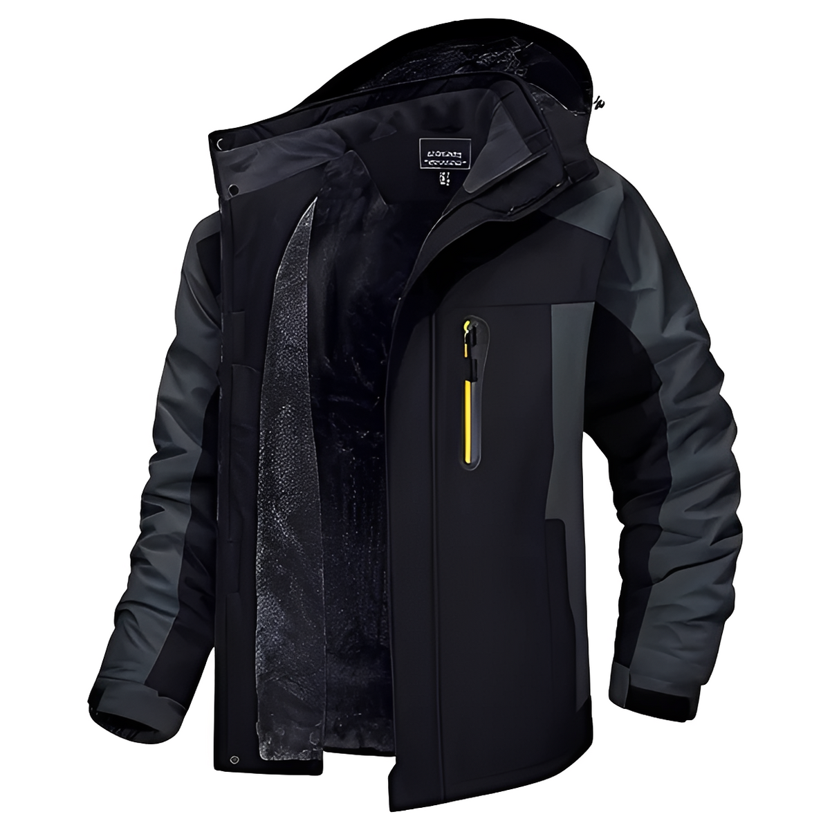Marlou - Manteau à capuche solide et chaud