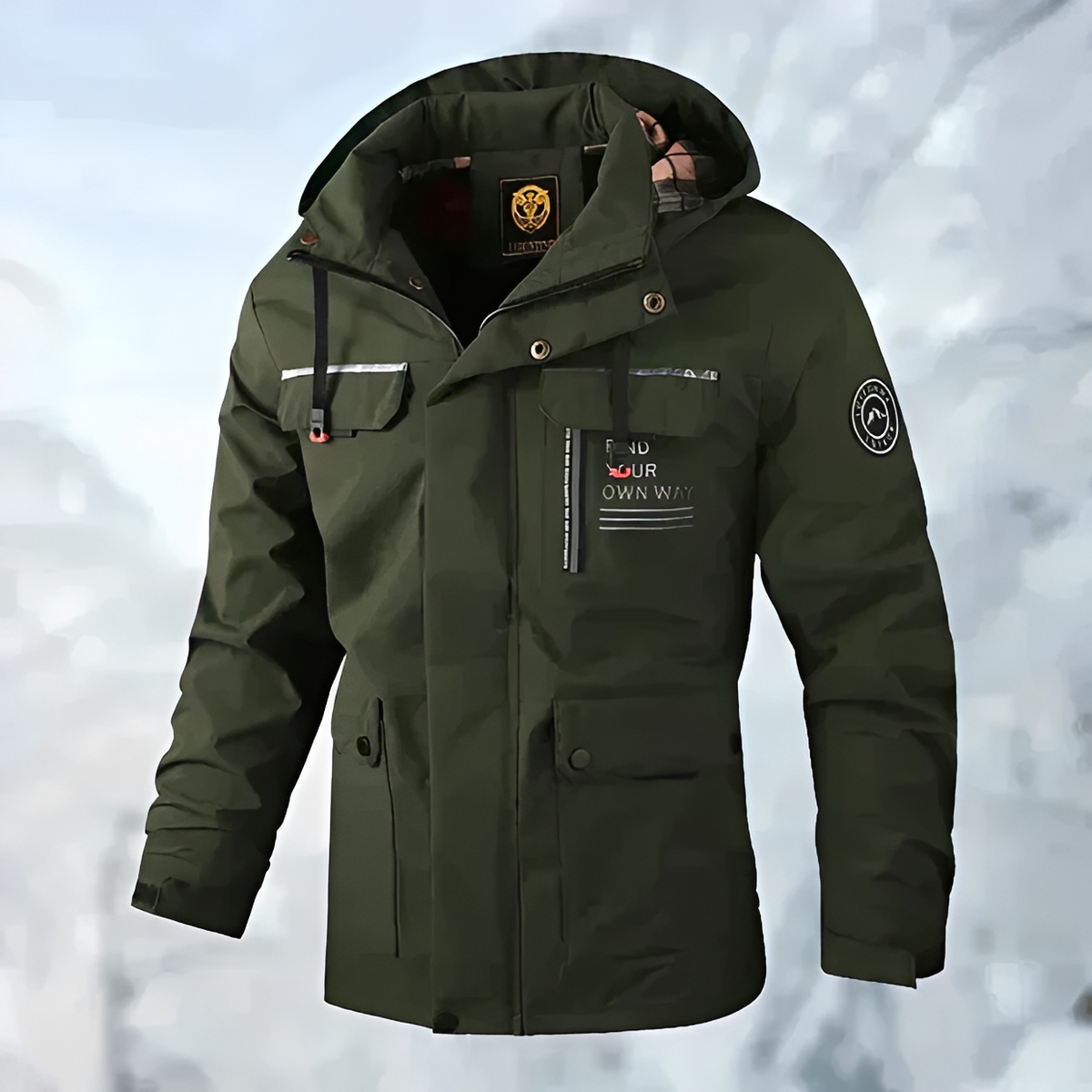 Luke - Veste à capuche chaude et agréable