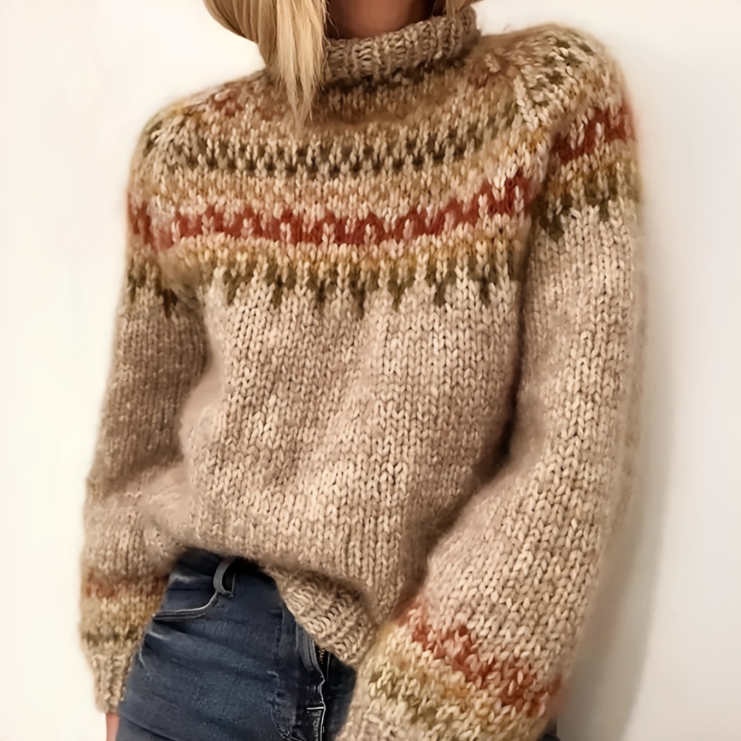 Oona - Pull à col roulé élégant et confortable