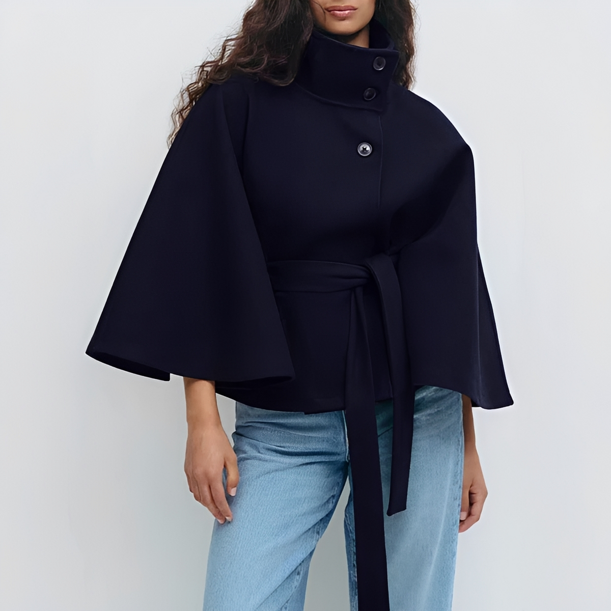 Loraine - Manteau chic et agréable avec ceinture