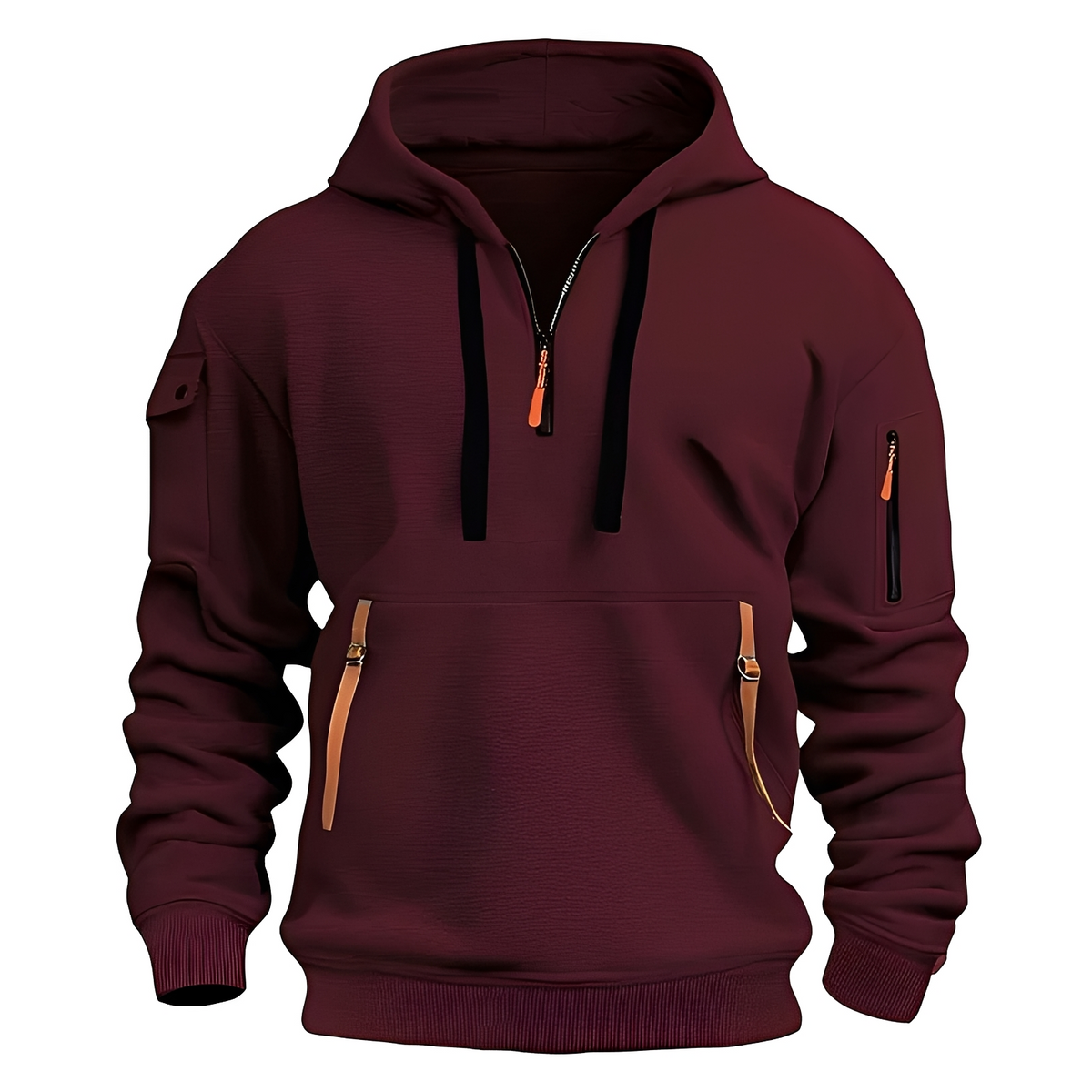 Norton - Hoodie robuste avec demi-fermeture éclair