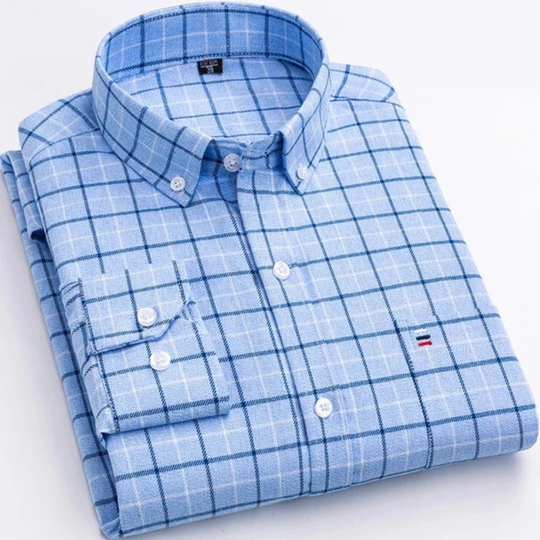 Johan - Chemise à carreaux résistante à manches longues