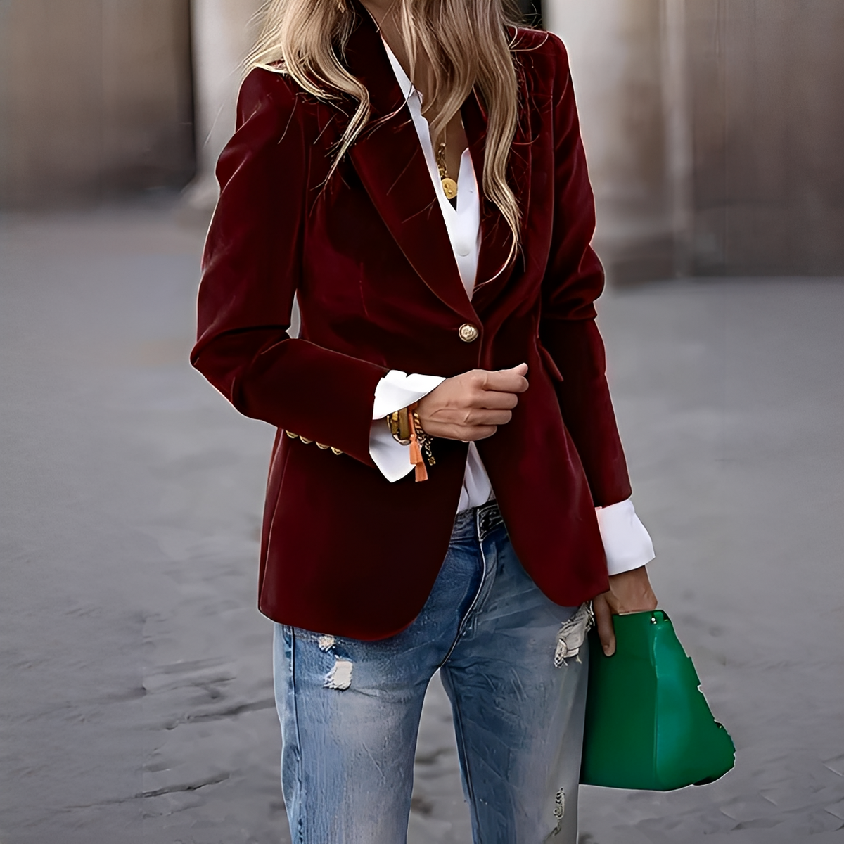 Alise - Blazer chaud, chic et élégant