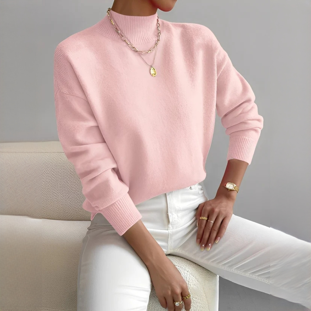 Rosbell - Pull à col roulé élégant et chic