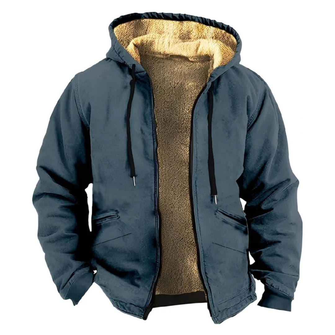 Mervin - Manteau solide avec capuche