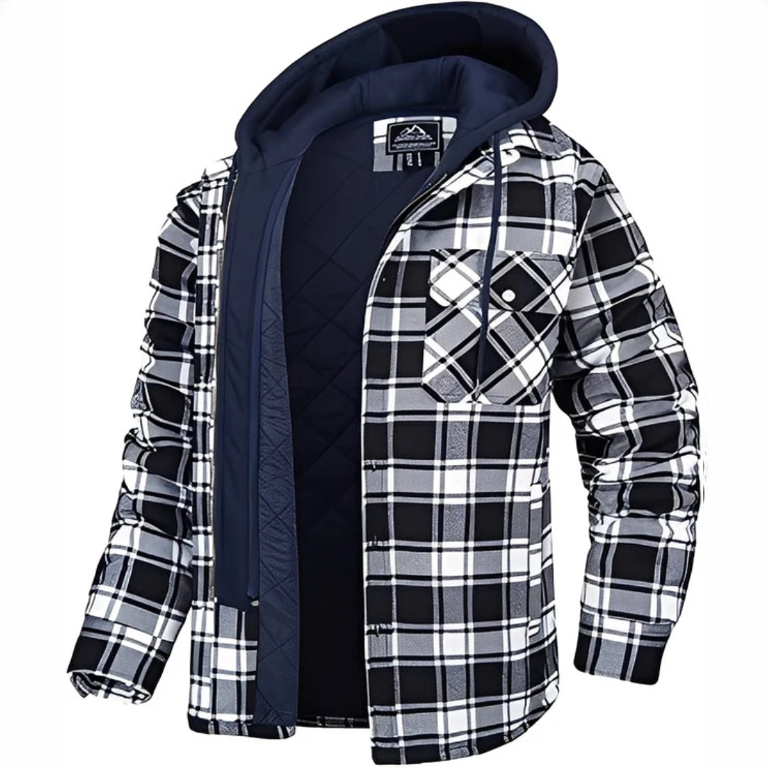 Cole - Veste à carreaux confortable