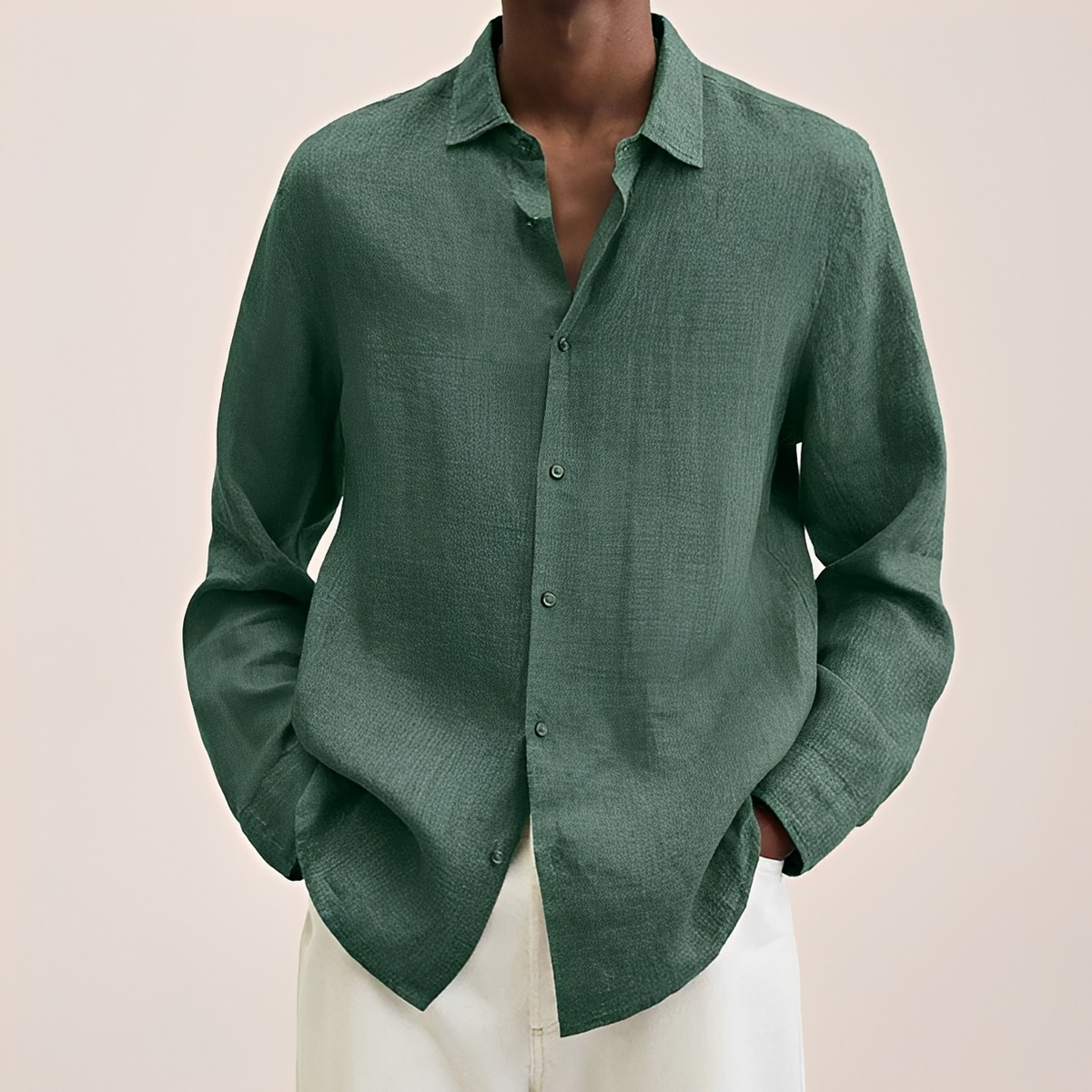 Klent - Chemise classique à manches longues