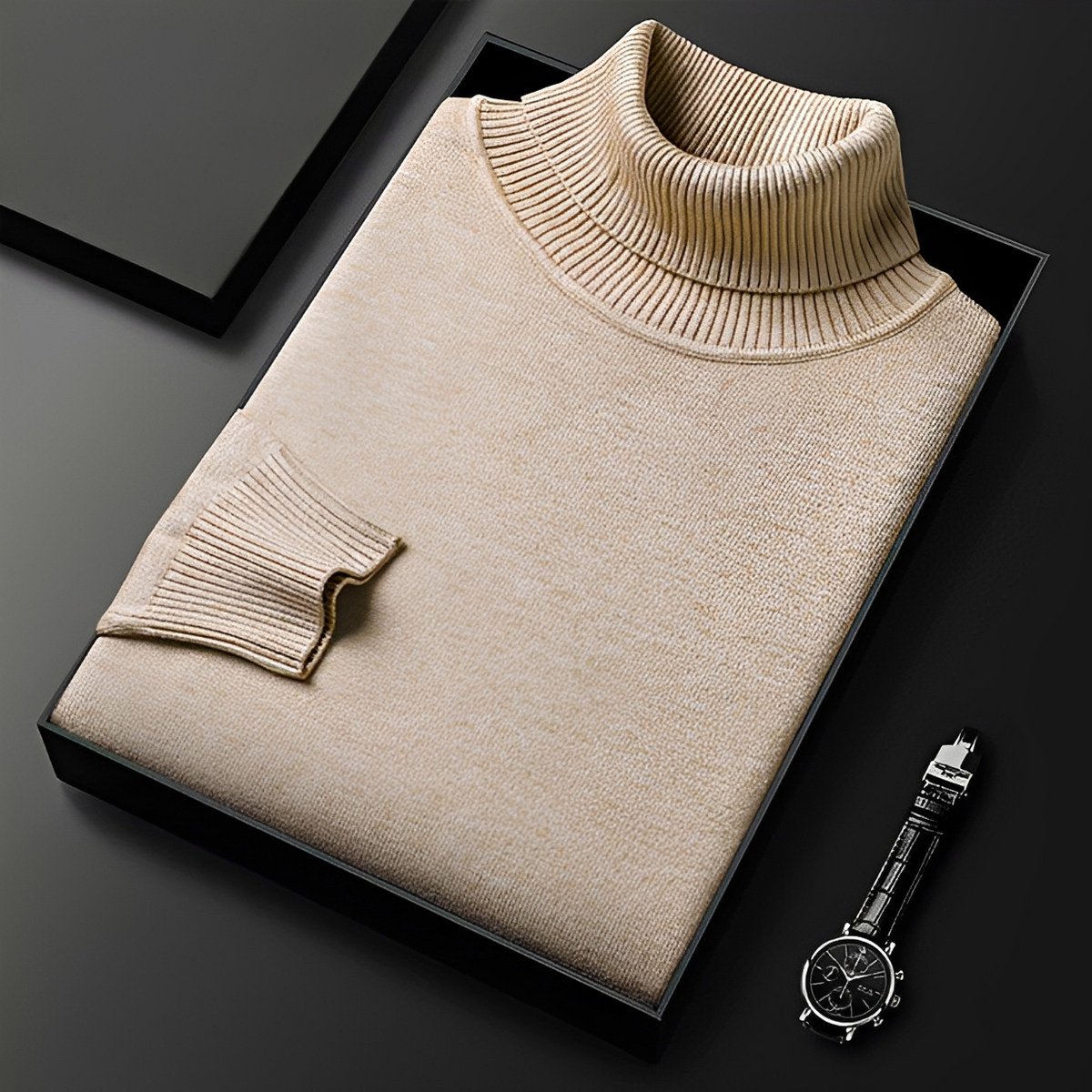 Patrick - Pull à col roulé chic et doux