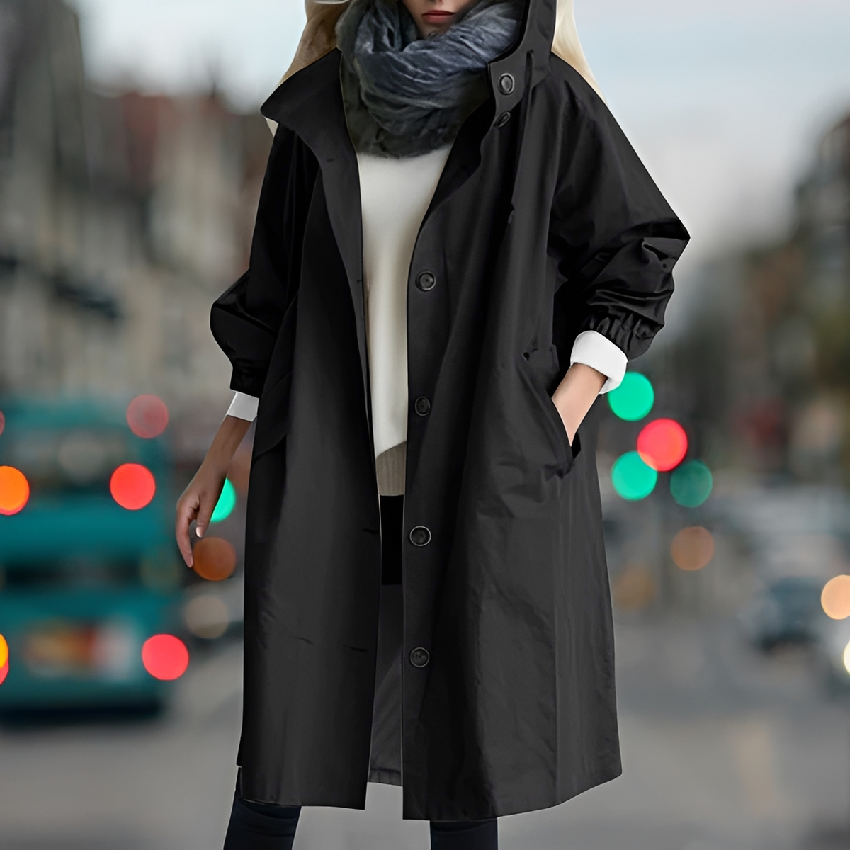 Bethany - Imperméable à capuche résistant