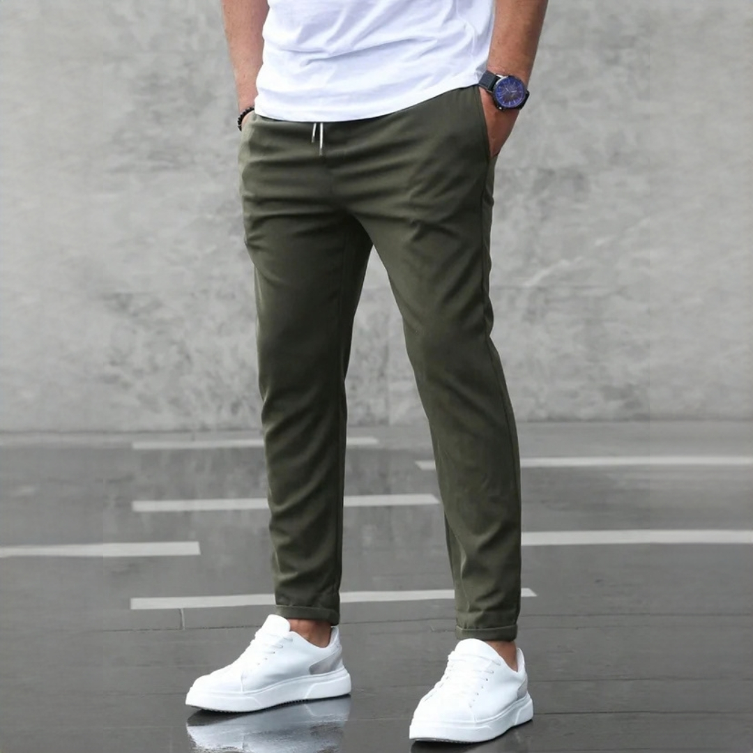 Nico - Pantalon robuste coupe ajustée