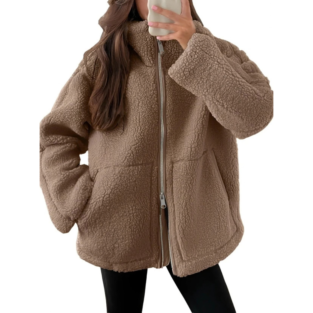 Rowena - Veste chic et chaude avec zip