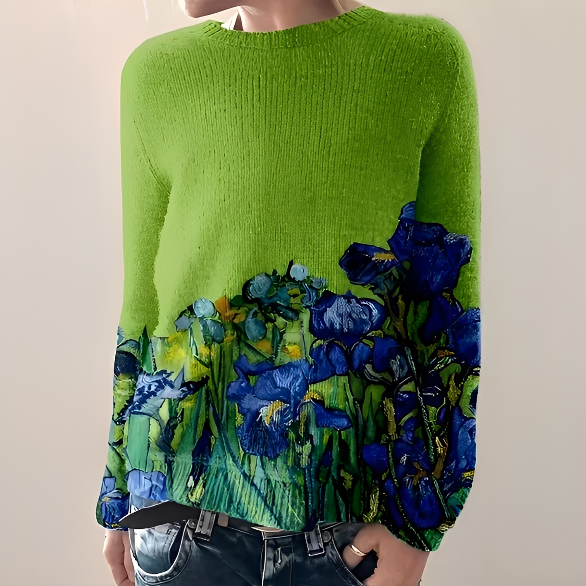 Liliane - Pull chic avec col rond